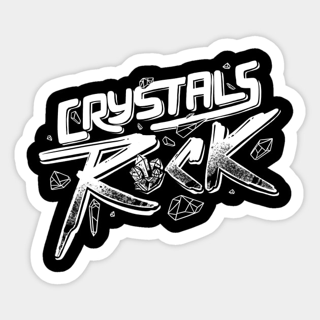 Crystals ROCK! Sticker by Tobe_Fonseca